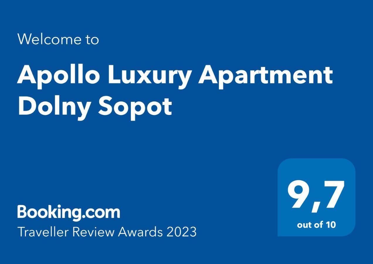Apollo Luxury Apartment Dolny Zoppot Exterior foto